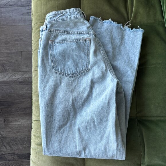 Abercrombie and Fitch The Loose High Rise Jeans Curve Love Light Wash Size 27 4R - Picture 3 of 3